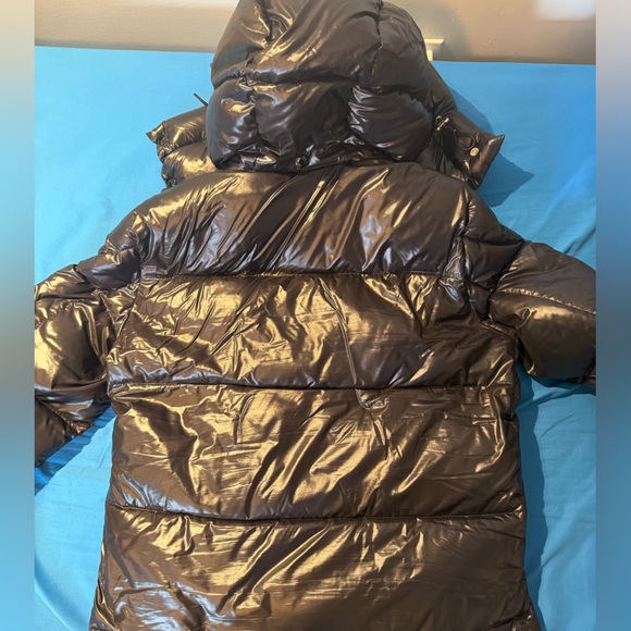 Moncler Glossy Black Puffer Jacket - Picture 4 of 9